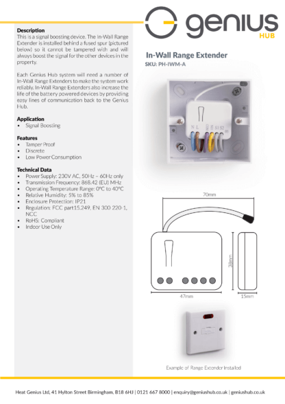 Range Extender - Specification