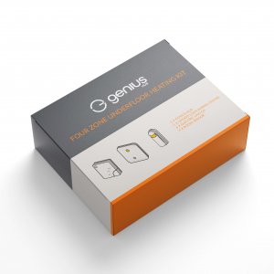 Four Zone Underfloor heating kit