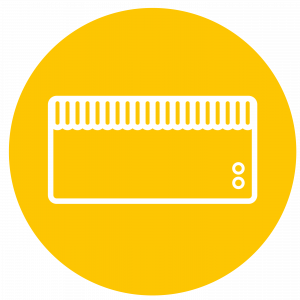 Electric Radiator Icon