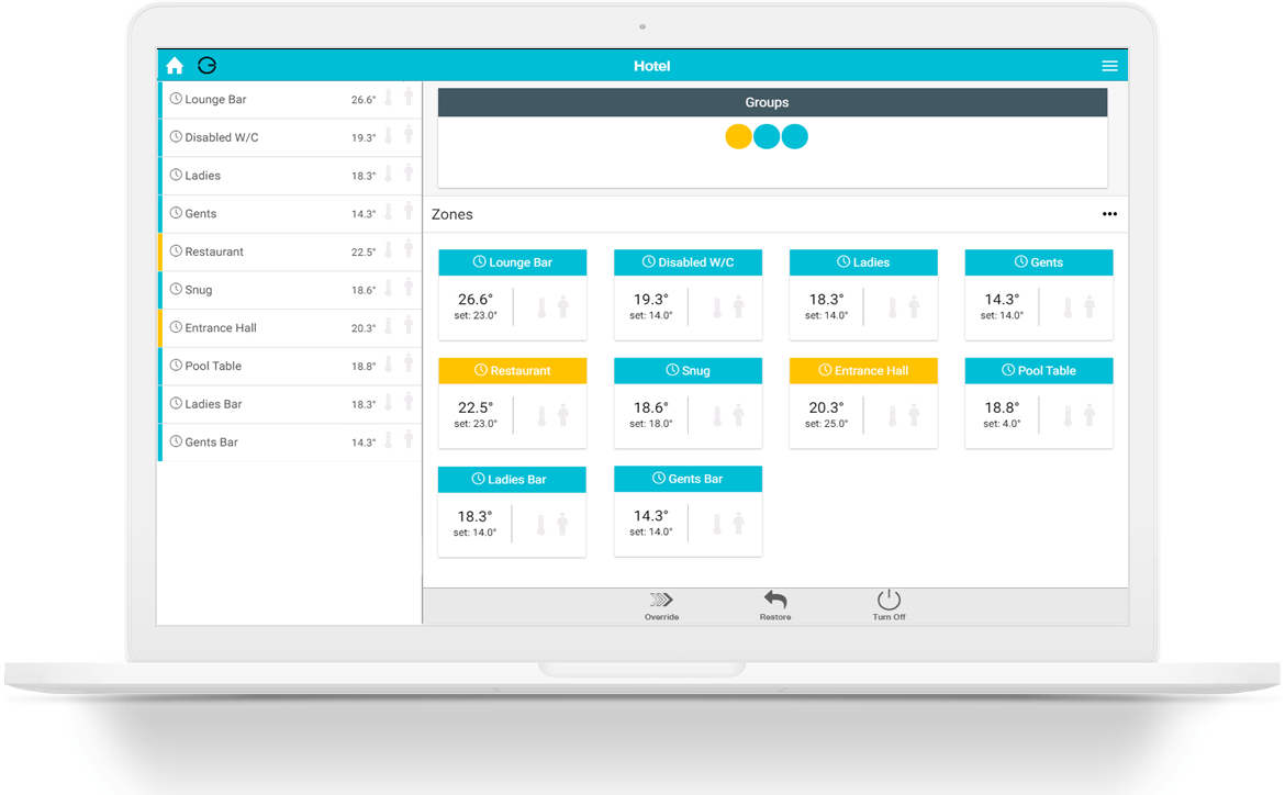 Laptop with App